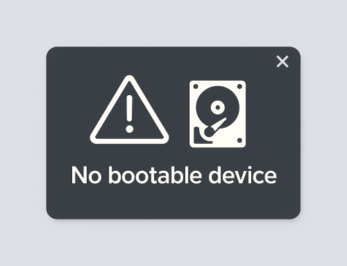 My Computer Says “No Bootable Device”: What That Implies